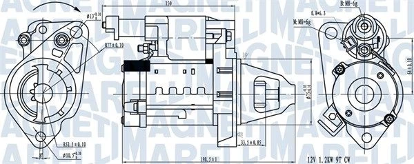 Starteris MAGNETI MARELLI 063721642610