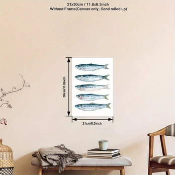 Drobės spauda, 21,08*29,97cm be rėmelių