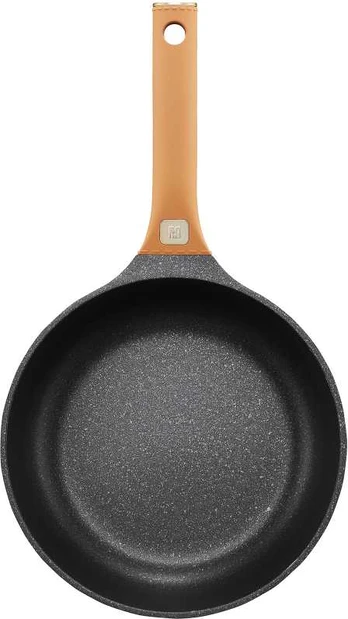 Keptuvė su „Qualum Basic Stone Edition“ Camel spalvos danga, 24 cm, AMBITION