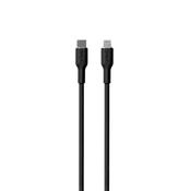 Cable Puro Soft USB-C/Lightning 1.5m, Black
