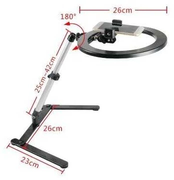 LED apšvietimo sistema ant stalo su 26 cm apšvietimo lempa