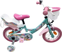 Volare - Children's Bicycle 12 - Unicorn Green (61276) kaina