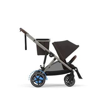 Cybex e-Gazelle S Chocolate Brown Vaikiškas vežimėlis