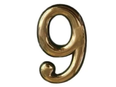 Durų numeris CR 9, plastikas, chromo kaina