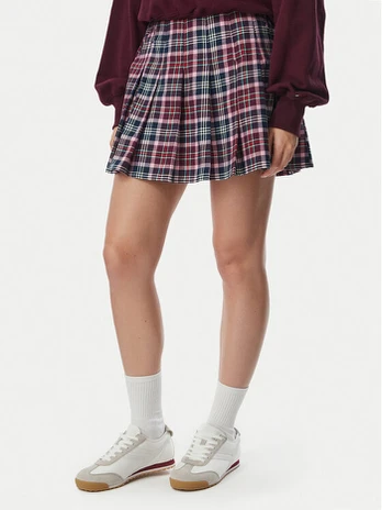 Tommy Jeans Trapecijos formos sijonas DW0DW23441 Vyšninė Regular Fit