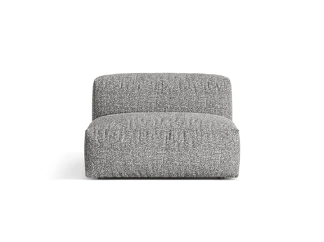 Boucle Modul Armless, "Martina", 1 Seat, 106x90x75, Graphite