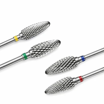 Freza nagams, volframo karbido, 3/32", 4 vnt.