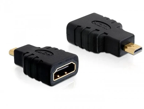 AV adapteris Delock HDMI Micro - HDMI juodas (65242)