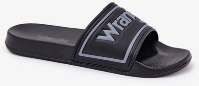 Šlepetės vyrams juodos WRANGLER