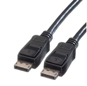 Value Displayport Cable 1.5 M Juodas kaina