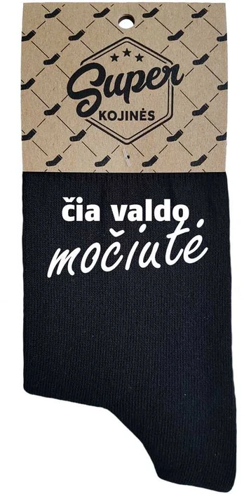 Moteriškos kojinės „Čia valdo močiutė“