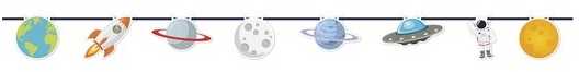 Globos Europe Bv Rocket Space guirlande