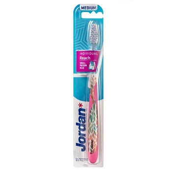 Dantų šepetėlis Jordan Individual Reach, Medium 1 vnt