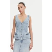 Guess Liemenė W5GN89 D5B96 Mėlyna Regular Fit
