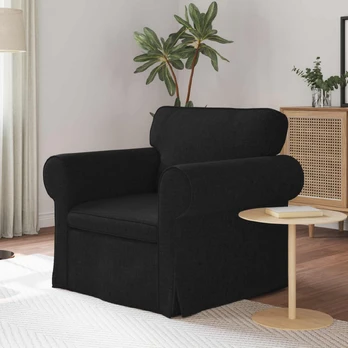 Sofa Juoda 215 x 82 x 80 cm audinys