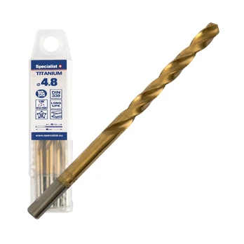 Metalinis grąžtas Specialist+ Titan, 4.8 mm, 10 vnt
