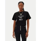 MET Marškinėliai M10 261TS Juoda Regular Fit