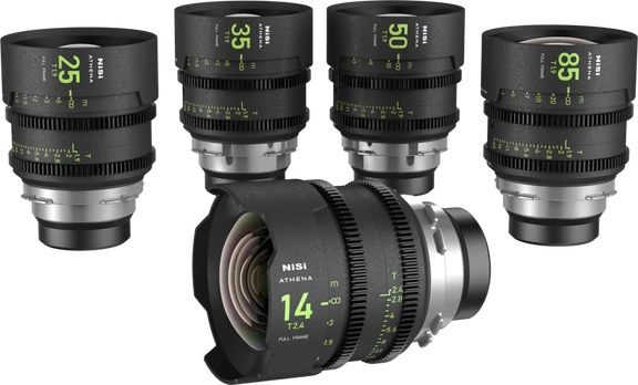 NiSi Cine Lens Set Athena Prime PL-Mount
