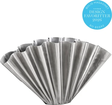 House Doctor - Vase HDFlood - Brushed silver