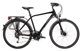 Dviratis turistinis Kross Trans, 28 ", juodas/pilkas kaina