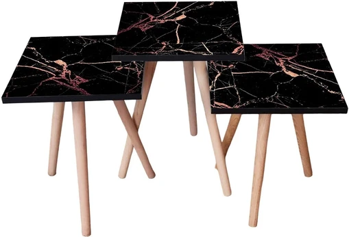Kalune Design Staliukas (3 vnt.) 3SHP181 - Multicolor