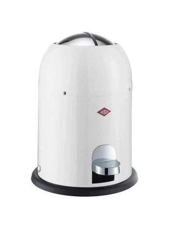 Šiukšliadėžė 6l balta Mini Master Wesco