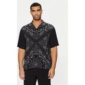HUGO Marškiniai Espino 50534252 Juoda Oversize