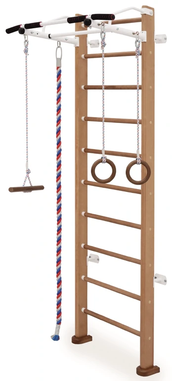 Swedish Wall Bars SANRO SMILE Antique 243x64cm