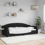Lova Sofa, juodos spalvos, 100x200cm, audinys kaina