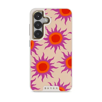 Sunset Glow - Samsung Galaxy S25 Case, Elite Light (Magnetic) / Gold