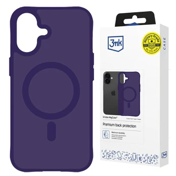 Dėklas 3Mk Protection 3mk Smoke MagCase for iPhone 17 - violetinė-translucent