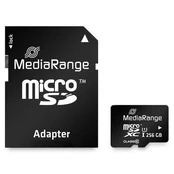 MEMORY MICRO SDXC 256GB UHS-1/W/ADAPTER MR946 MEDIARANGE kaina