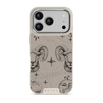 Aries - iPhone 17 Pro Case, Elite Light (MagSafe) / Silver / Nude