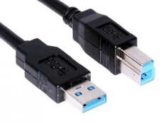 USB laidas MicroConnect USB-A - USB-B 3 m juoda (USB3.0AB3B)