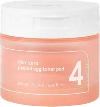 Numbuzin - No.4 Pore Zero Peeled Egg Toner Pad