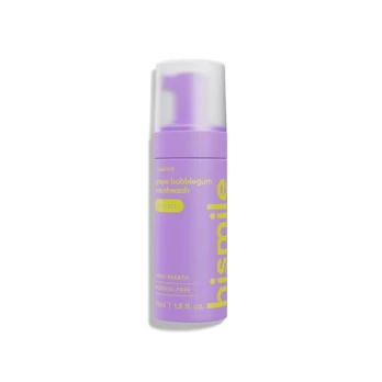 "hismile" Burnos skalavimo putos „Grape Bubblegum", 45ml
