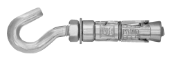 Segmentinis inkaras su kabliu KOELNER d14 x 55 mm, 2 vnt