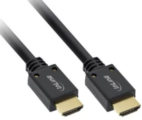 Laidas InLine HDMI Ultra High Speed HDMI, HDMI, 2 m, juoda kaina
