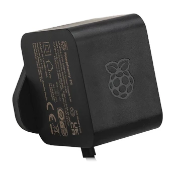 Raspberry Pi 5 maitinimo šaltinis 5,1V 5A 27W juodas