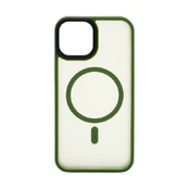 „Connect“ „Apple iPhone 13 Pro“ hibridinis dėklas su magnetiniu PC+TPU, žalias kaina