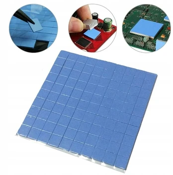 Termopadas 100vnt 10x10x1mm 3.2wmk Thermopad Gpu Cpu