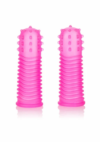 CalExotics Intimate Play Finger Tingler Set Flexible Silicone 2pcs