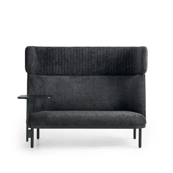 Sofa Caldera Duo su staliuku, juoda