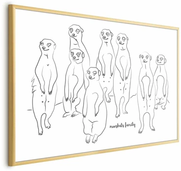 Artgeist Plakatas - Meerkat Family