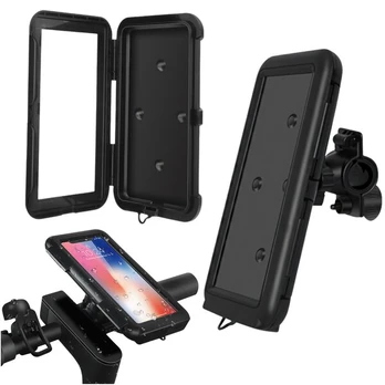 Vandeniui Atsparus Dviračio Vairo Telefono Dėklas Gxr-2