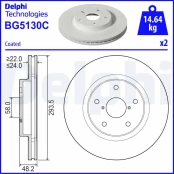Stabdžių diskas BG5130C kaina