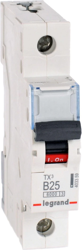 Legrand grandinės pertraukiklis S301 B25 6kA TX3 - 403359
