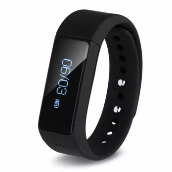 Išmanioji Bluetooth apyrankė su OLED ekranu - Spalva: Juoda