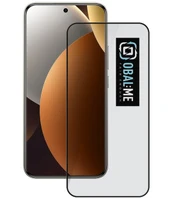 OBAL:ME 5D Glass Screen Protector for Xiaomi Redmi Note 15 Pro+ 5G/Poco M8 Pro 5G Juodas