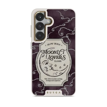 Moonlit Lovers - Samsung Galaxy S25 Plus Case, Elite Light (Magnetic) / Gold